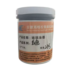 HGL High Temperature Tempered Glass Ink Water Based Pigment (Black & White) for Durable Glass Machinery Parts