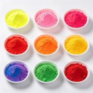 HX Series Fluorescent Pigments Powder for Plastics ( PP PE PVC) Clay Coloring Crayons Colored Sand Water Based Coating