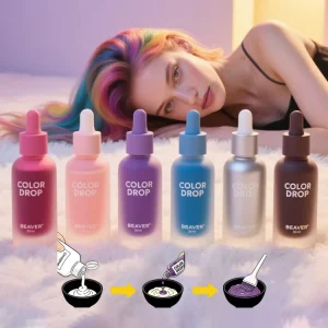 Hair Color Cream Semi Permanent Home Make Coloring Products No Irritation Ammonia Free Herbal Liquid Hair Dye Cream