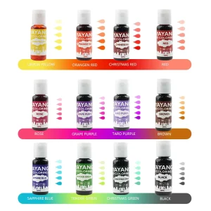 Halal Kosher 20ml Food Grade Baking Pigments Food Coloring Gels Water-Based Food Colorant for Cake Decoration