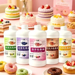 Heat Resistant Food Fruit Flavor Bakery Ingredients Integrated Flavor Food Grade Coloring 2 in 1 Color & Flavor Oil for Cake