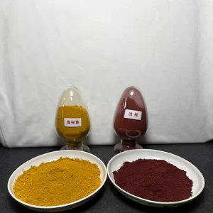 Heat Resistant Inorganic Iron Oxide Powder for Exterior Tile Glaze Outdoor Floor High Temperature Stable Color Coating Pigment