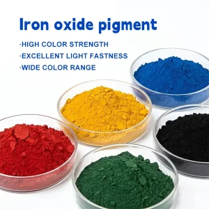 Heat Resistant Non Bleeding Smooth Powder Road Marking Coating Tinting Agent for Highway Construction Iron Oxide Pigment