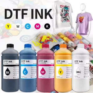Heat Transfer PET Film DTF Textile Pigment Bulk DTF Ink for XP600 L1805 I3200 Printhead Inkjet Printers