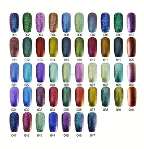Hema Free Gel Polish Collection 55 Colors High Pigment Chameleon Mermaid Gel Nail Polish