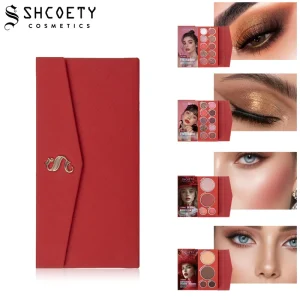 Herbal Waterproof Color-Changing Pearlescent Matte Face Eyeshadow Blush Highlighter Contour