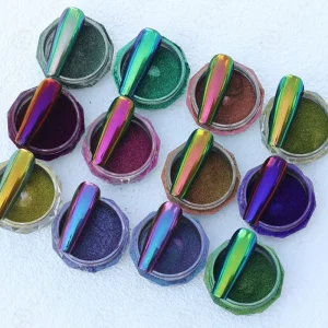 High Brightness Chameleon Optical Color Pigment Pearlescent Powder for Car Paint Cosmetics & Nail Art