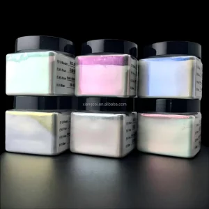 High Coating Interference Red High Sparkle Pearl Pigment Strong Coverage Borosilicate Based Pearlescent Powder