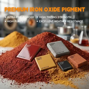 High Color Consistency Deep Red Synthetic Iron Oxide Pigment Iron Oxide Red Pigment Natural Iron Oxide Pigments