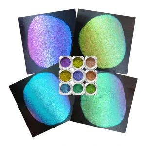 High Color Intensity Optical Variable Pigment Cosmetics Super Chameleon Pigment for Watercolor Paints