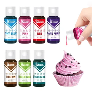 High Concentrated Food Grade Gel Pigment 26g Muti Colors Icing Baking Colorant Dye Beverage Cake Decoration Food Coloring