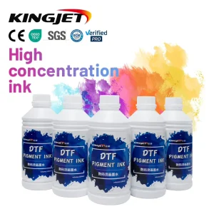 High Concentration for Water Based CMYK + White for Textile Pigment for for Transfer Printing for I3200 L1800 4720 Printers