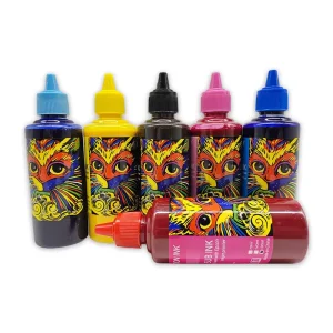 High Density Super Black Dye Sublimation Textile Transfer Pigment Ink for Polyester Fabric Sportswear Printing