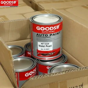 High Gloss Fast Dry Auto Refinish Lacquer 1K Metallic Blue Pearl Color Car Varnish Automotive Paint