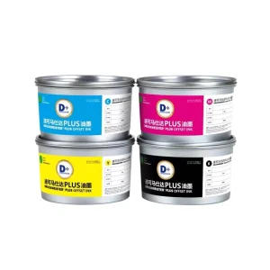 High Glossy Process Color CMYK Offset Printing Ink Natural Soy Offset Ink