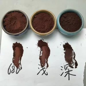 High Grade Iron Oxide Brown Trioxide for High Temperature Resistant Colored Concrete