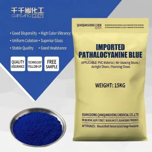 High Heat Resistance Imported Industrial Grade Phthalocyanine Blue Pigment Organic Pigment Blue 15 3 for PVC Coating Pigment