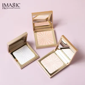 High-Pigment Baked Highlighter Blusher Palette Waterproof Sweatproof