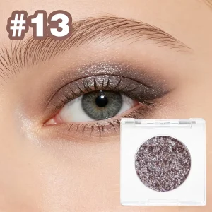 High Pigment Custom Chameleon Eye Shadow Palette Smooth Duo Chrome Eyeshadow Makeup Fair Skin Tones Luminous Available