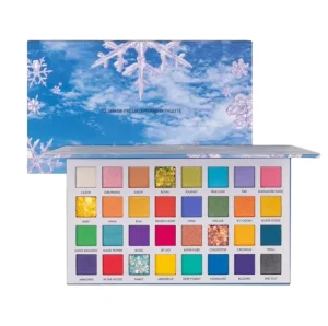 High Pigment Eyeshadow Palette Private Label Glitter Matte Colors Eyeshadow Palette Custom