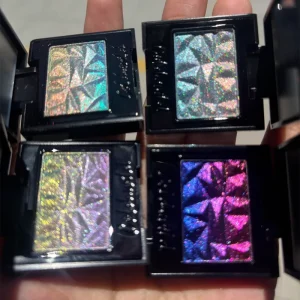 High Pigment Long Lasting Gradient Chameleon Eyeshadow Powder Private Label Multichrome Eye Shadow Metallic