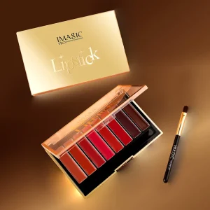 High-Pigment Matte Lipstick Palette Velvet Finish