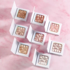 High Pigment Mineral Waterproof Face Make Highlight Multi Colour Pressed Powder Palette Private Label