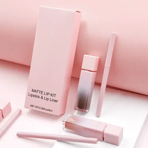 High Pigment Private Label Velvet Matte Lipstick Waterproof Lipstick 20 Colors Set Lip Gloss Set Makeup