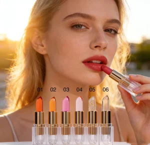 High Pigment Vegan Cruelty-Free Moisturizing Clear Temperature-Changing Lipstick