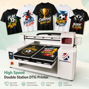High Precision A3 DTG Printer T-Shirt Printing Machine for DIY Custom T-Shirts, Hoodies, Canvas Bags, Fast Color Fixation