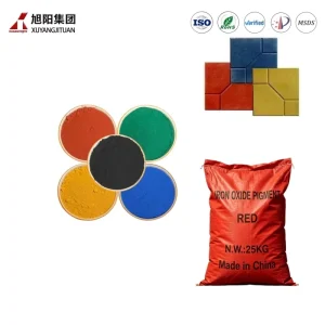 High Purity Industrial Iron Oxide Pigment Powder for Colored Concrete Paving Bricks