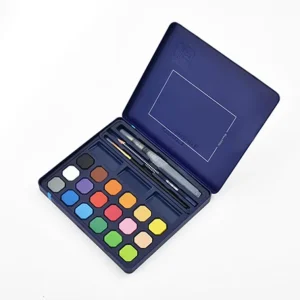High Quality 12 24 48 Colors Concentrated Solid Watercolor Paint Set Painting Tools Pigment Cake