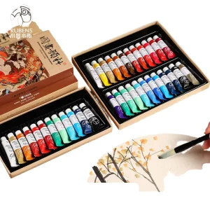 High Quality 12 Color Oil Painting Pigments for School Children Drawing Toy 5ml Capacity DIY Painting