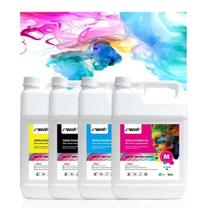 High Quality 5L Water Based Textile Pigment for Ink for Digital Roll to Roll Printing with SG1024 Print Head