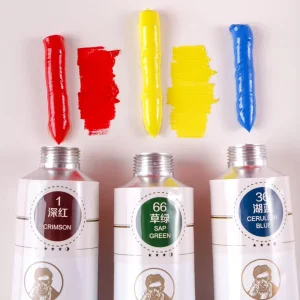 High Quality Artist Painting Professional Quality 170ml Oil Color Paint With 61 Colors 170ml
