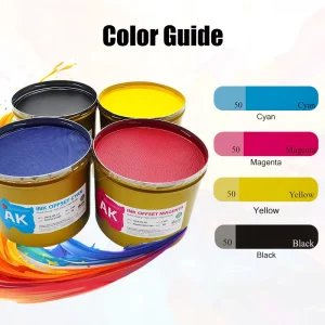 High Quality CMYK Premium CMYK Color Sheet Fed Offset Ink Stable For High Speed Offset Machines