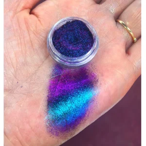 High Quality Charm Beauty Waterproof Chameleon Metallic Eyeshadow Multichrome Glitter High Pigment Shimmer Finish Powder Form