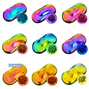 High Quality Chrome Optical Chameleon Pigment Powder Angle Dependent Color Shift Mirror Effect Vehicle Coating Motorcycle