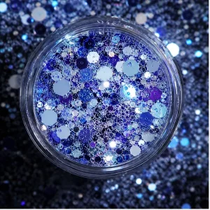 High Quality Chunky Glitter Mix High Gloss Hexagon Flakes For Slime Hair Epoxy Resin Tumblers Painting Art Crafts