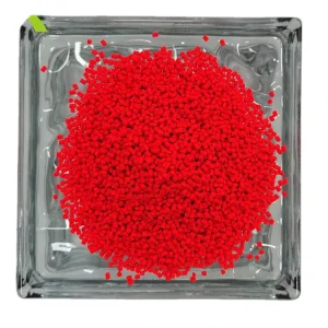 High Quality Color Masterbatch QE2023 EVA for Injection Molding and Pipe Grade with High Gloss Fluorescent Orange Pigment
