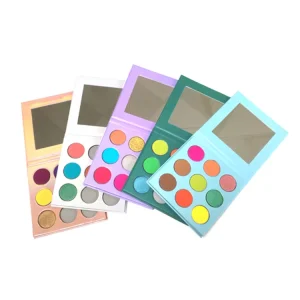 High Quality Dark Skin Tone Pigment Eyeshadow Palette Shimmer Matte Glitter Eye Shadow Makeup Powder