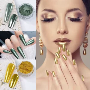 High Quality Facial Usable Cosmetic Grade Chrome Pigment Chameleon Eye Shadow Powder Chrome Powder