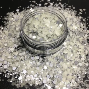 High Quality Fine Pure Sliver Holographic Pigment rainbow Powder Laser Powder for Wedding Dress
