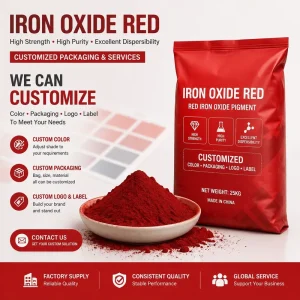 High Quality Iron Oxide Red 130 110 190 Pigment Powder for Paint Cement Construction Brick Coating Synthetic Iron Oxide Red