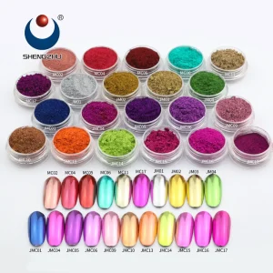 High Quality Magic Chrome Mirror Pigment Mermaid Rubbing for Nail Mirror Pigment Powder