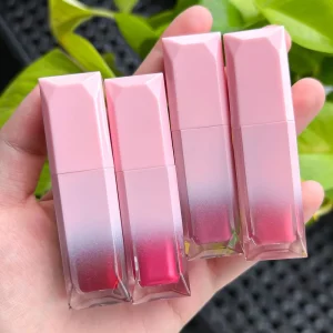 High Quality Matte New Private Label Custom Lipstick Red Nude Vegan Waterproof Matte Liquid Lipstick