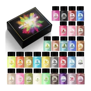 High Quality Pearlescent Mica Powder Pigment for Resin Epoxy Colorant Dye Slime Craft Soap Bath Bomb Paint Leathers