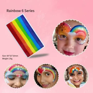 High Quality Safe Water Acivated Body Paint for Kids Colorful Face Painting Private Label for Festivals & Parties