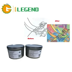High Quality Screen Printing Water Sensitive Ink Humidity Sensitive Ink for Paper Colorless to White