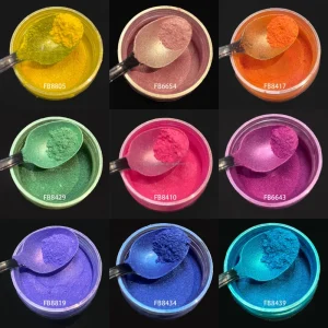 High Quality Shimmer Cosmetics Grade Pearlescent Pigment Pearl Powder Sparkle Metallic Effect Face Pigment and Eye Shadow